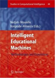 Cover of: Intelligent Educational Machines: Methodologies and Experiences (Studies in Computational Intelligence)