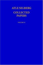 Cover of: Collected Papers by Atle Selberg
