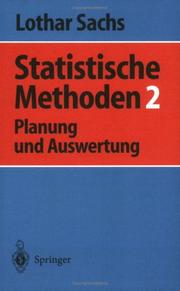 Cover of: Statistische Methoden, Bd.2