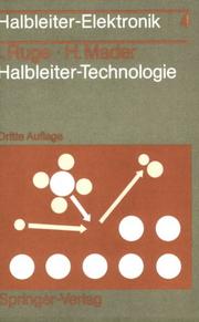 Cover of: Halbleiter-Technologie (Halbleiter-Elektronik)