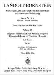 Cover of: Garnets / Granate