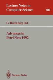 Cover of: Advances in Petri Nets 1992