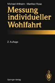 Cover of: Messung individueller Wohlfahrt