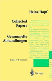 Cover of: Collected Papers: Gesammelte Abhandlingen