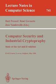 Cover of: Computer Security and Industrial Cryptography by 