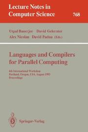 Cover of: Languages and Compilers for Parallel Computing by 