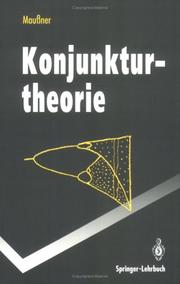 Cover of: Konjunkturtheorie