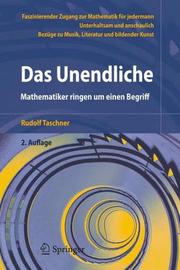 Cover of: Das Unendliche: Mathematiker ringen um einen Begriff