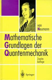 Cover of: Mathematische Grundlagen der Quantenmechanik