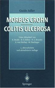 Cover of: Morbus Crohn - Colitis ulcerosa by Guido Adler