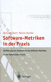 Cover of: Software-Metriken in der Praxis. Einführung und Anwendung von Software-Metriken in der industriellen Praxis