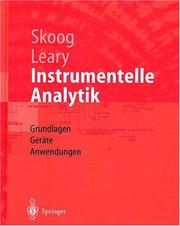 Cover of: Instrumentelle Analytik by Douglas Arvid Skoog, James J. Leary