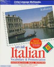 Cover of: LL Let's Talk Italian (Living Language)