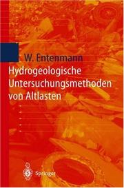 Cover of: Hydrogeologische Untersuchungsmethoden von Altlasten