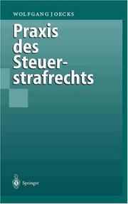 Cover of: Praxis des Steuerstrafrechts