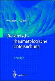 Cover of: Die klinisch-rheumatologische Untersuchung