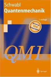 Cover of: Quantenmechanik. QM I