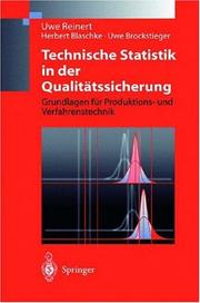 Cover of: Technische Statistik in der Qualitätssicherung: Grundlagen für Produktions- und Verfahrenstechnik