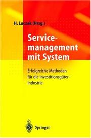Cover of: Servicemanagement mit System