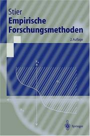 Cover of: Empirische Forschungsmethoden by Winfried Stier