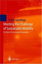 Cover of: Meeting the Challenge of Sustainable Mobility: The Role of Technological Innovations