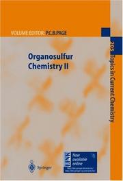 Cover of: Organosulfur Chemistry Ii