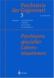 Cover of: Psychiatrie der Gegenwart 3: Psychiatrie spezieller Lebenssituationen
