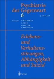 Cover of Psychiatrie der Gegenwart 6 by 