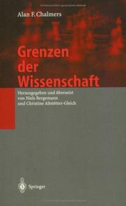 Cover of: Grenzen der Wissenschaft