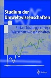 Cover of: Studium der Umweltwissenschaften: Wirtschaftswissenschaften
