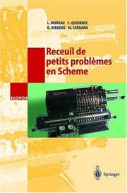 Cover of: Recueil de petits problèmes en Scheme (SCOPOS)