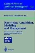 Cover of: Knowledge Acquisition, Modeling and Management: 11th European Workshop, EKAW'99, Dagstuhl Castle, Germany, May 26-29, 1999, Proceedings (Lecture Notes in Computer Science)