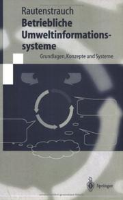 Cover of: Betriebliche Umweltinformationssysteme: Grundlagen, Konzepte und Systeme (Springer-Lehrbuch)