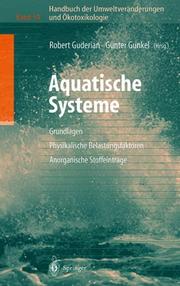 Cover of: Handbuch der Umweltveränderungen und Ökotoxikologie: Band 3A: Aquatische Systeme by Robert Guderian