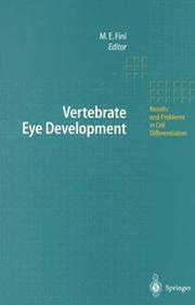 Cover of: Vertebrate Eye Development