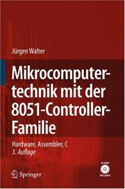 Cover of: Mikrocomputertechnik mit der 8051-Controller-Familie by Jürgen Walter, Jürgen Walter