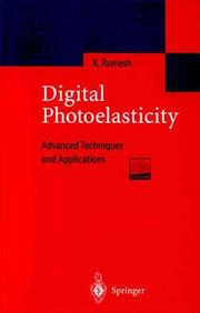 Cover of: Digital Photoelasticity by K. Ramesh