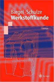 Cover of: Werkstoffkunde (Springer-Lehrbuch)