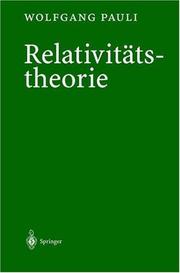 Cover of: Relativitätstheorie