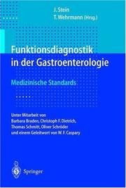 Cover of Funktionsdiagnostik in der Gastroenterologie by 