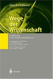 Cover of: Wege der Wissenschaft: Einführung in die Wissenschaftstheorie