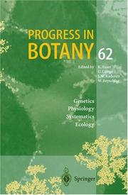 Cover of: Progress in Botany / Volume 62 (Progress in Botany) by 