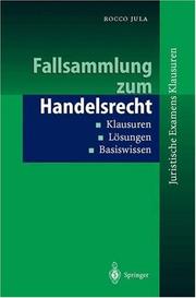 Fallsammlung zum Handelsrecht cover