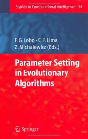 Cover of: Parameter Setting in Evolutionary Algorithms (Studies in Computational Intelligence)