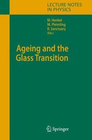 Cover of: Ageing and the Glass Transition (Lecture Notes in Physics)