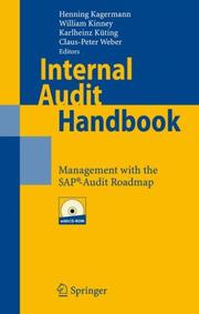 Cover of: Internal Audit Handbook: Management with the SAP®-Audit Roadmap