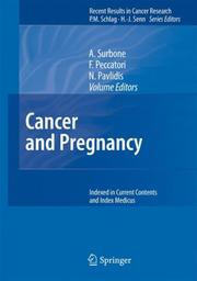 Cancer and pregnancy by Antonella Surbone