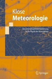 Cover of: Meteorologie by Brigitte Klose, Brigitte Klose