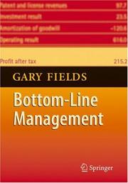 Cover of: Bottom-Line Management