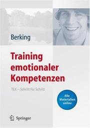 Training emotionaler Kompetenzen by Matthias Berking